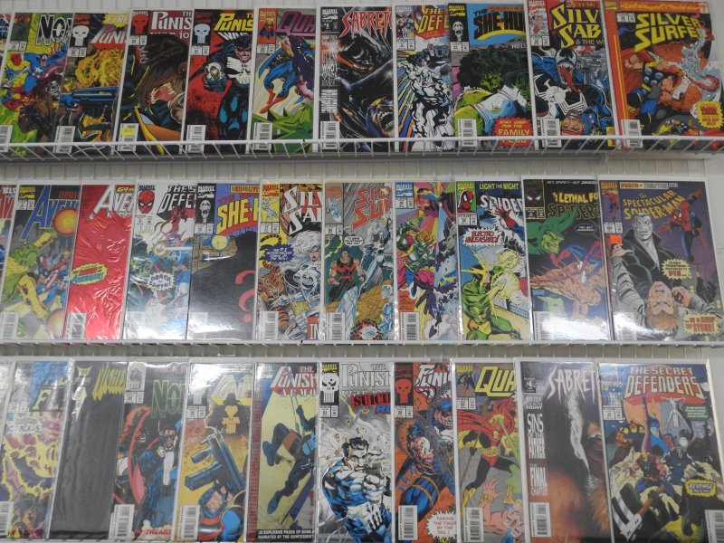 Huge Lot of 150+ Comics W/ Venom, Morbius, Punisher. Avg. VF Condition