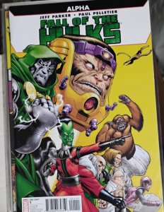 FALL OF THE HULK ALPHA  # 1 2010  Marvel disney   DOCTOR DOOM LEADER