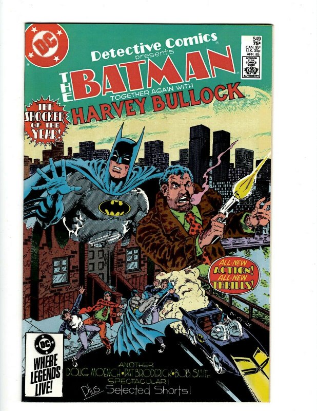 Detective Comics # 549 NM 1st Print DC Comic Book Batman Robin Joker Bane SR1