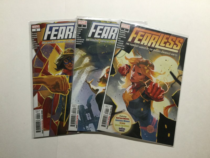 Fearless 1 3 4 Lot Run Set Near Mint Nm Marvel