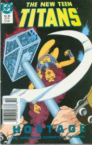 New Teen Titans (1984 series) #48, NM (Stock photo)