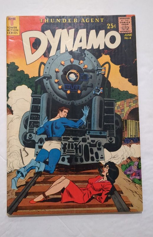 Dynamo #4 (1967) VG- 3.5 Bondage cover