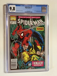 Spider-man 12 Cgc 9.8 Wp Marvel Newsstand Edition