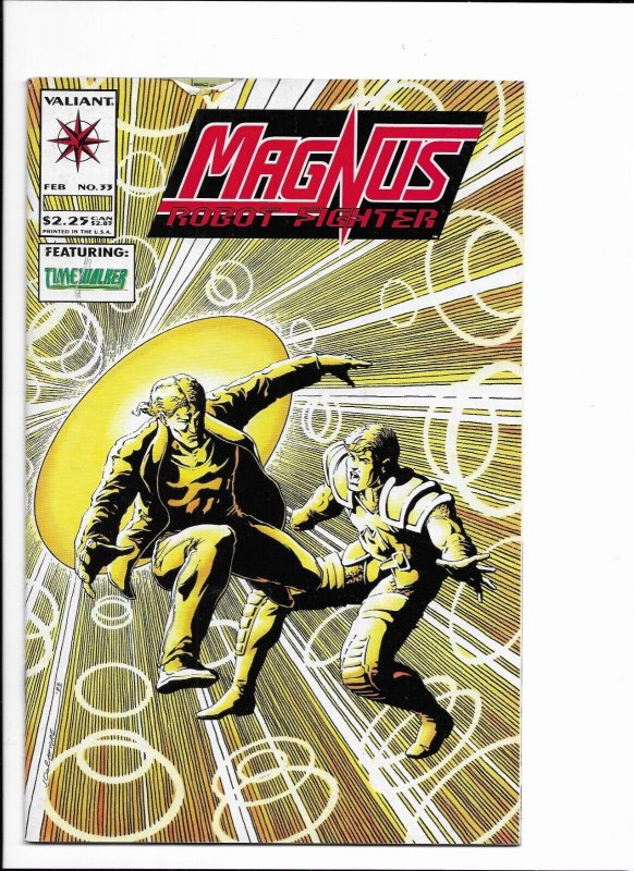 Magnus Robot Fighter (Valiant) #33 G; Valiant Comics | featuring Timewalker 1B