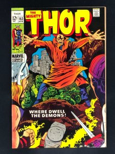 Thor #163 (1969) 2nd Cameo Appearance of Adam Warlock