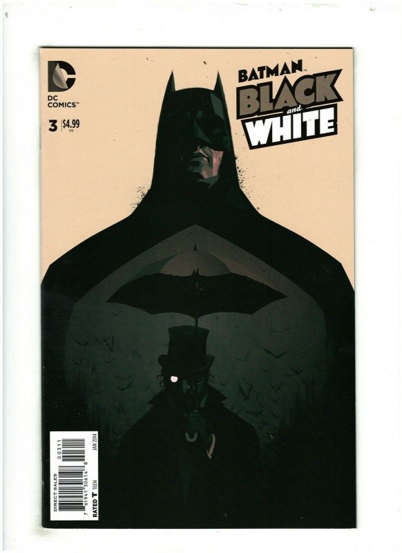 Batman Black and White #3 VF/NM 9.0 DC Comics 2014 Lee Bermejo & Phil Noto 