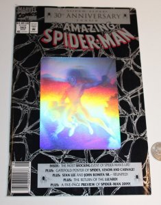 AMAZING SPIDER MAN #365 Hologram Cover 1st app SPIDER-MAN 2099 Key Newsstand VF