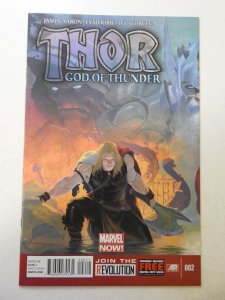 Thor: God of Thunder #2 (2013) NM- Condition! 1st Appearance of the God Butcher!