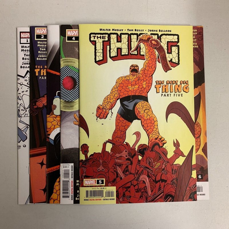 The Thing #1-6 Set (Marvel 2021) 1 2 3 4 5 6 Waler Mosley (9.0+) 