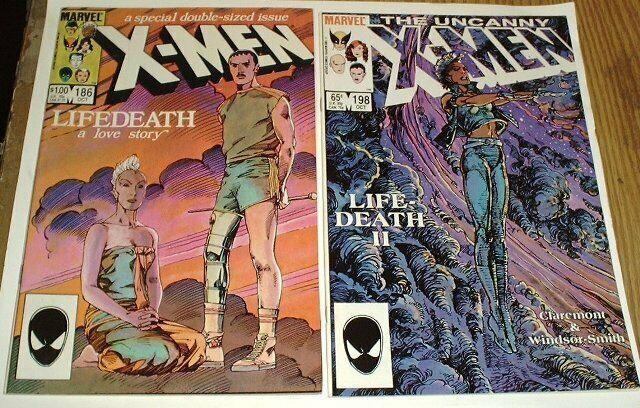 X MEN 186,198 Lifedeath pts1-2 Barry Smith&Claremont