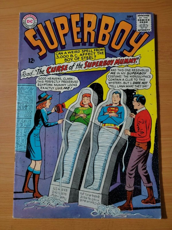 Superboy #123 ~ FINE - VERY FINE VF ~ 1965 DC Comics