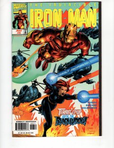 Iron Man #6 Black Widow Appearance