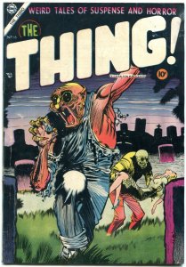 THING! #16 1954-CHARLTON COMICS-INJURY TO EYE-CANNIBALS FN-