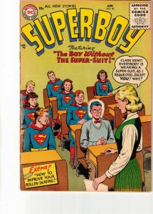 Superboy #48 (1956) The Boy Without Super-Suite!1st Super Lana Lang Key Boca Wow