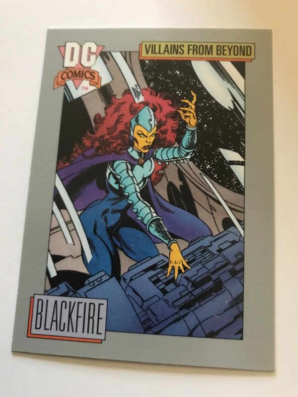 BLACKFIRE #127 card : 1992 DC Universe Series 1, NM/M, Impel