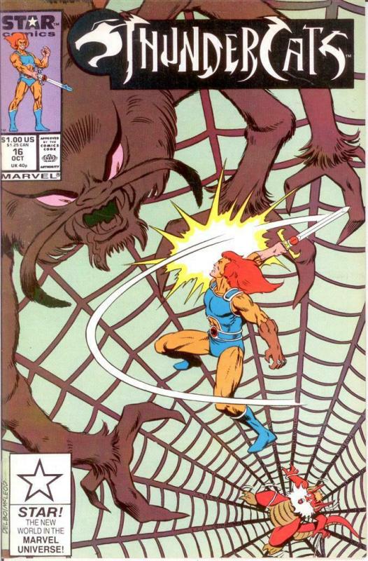 THUNDERCATS 16 VF-NM Oct. 1987