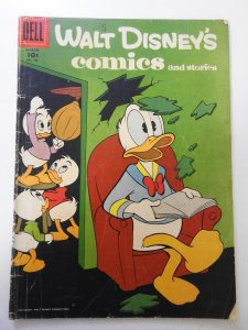 Walt Disney's Comics & Stories #198 (1957) GD/VG Condition moisture stain