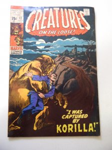 Creatures on the Loose #12 (1971) VG Condition moisture rings bc