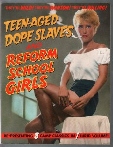 Teen-Aged Dope Slaves & Reform School Girls 1989-lurid teen crime-Kirby-Simon-VG