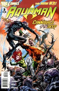 Aquaman (7th Series) #3 VF/NM ; DC | New 52 Geoff Johns Mera