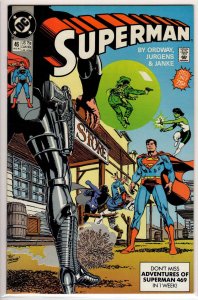 Superman #46 Direct Edition (1990) 9.4 NM