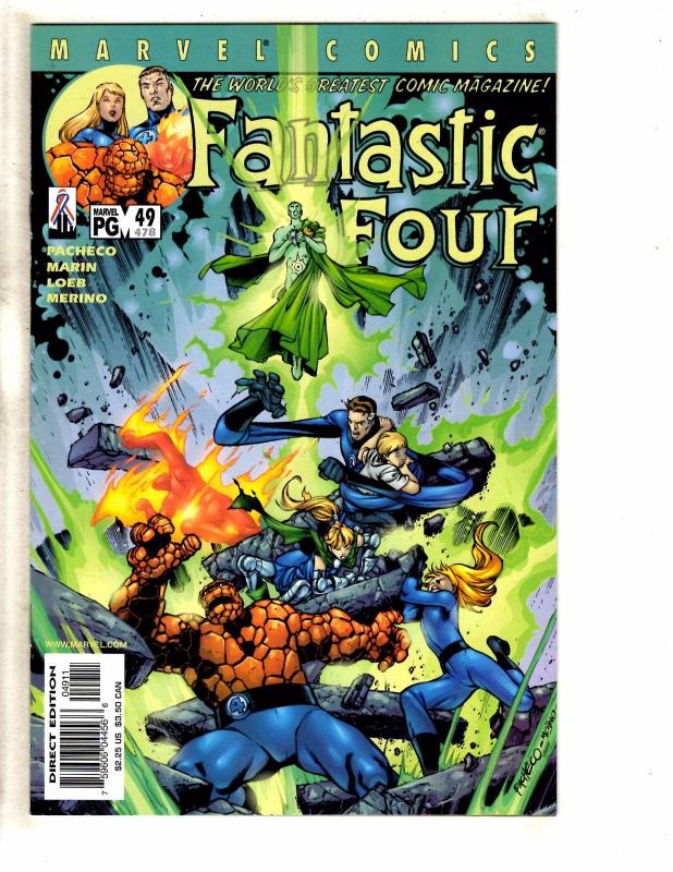 10 Fantastic Four Marvel Comics # 477 478 479 480 481 482 483 484 485 486 TW53