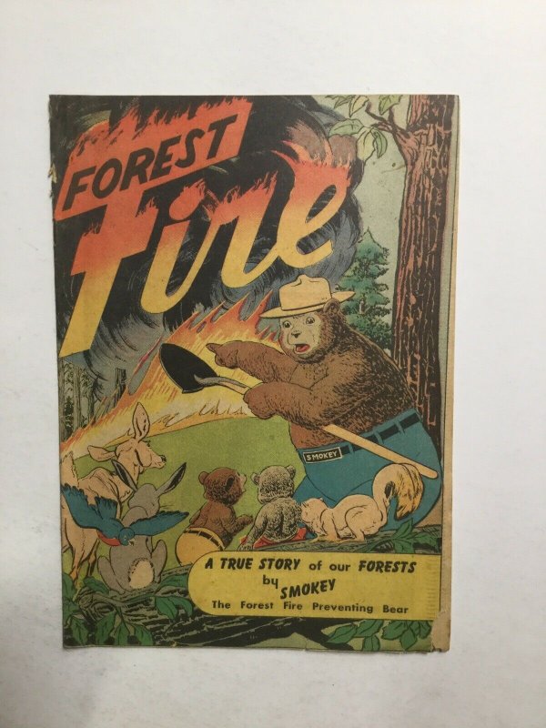 Forest Fire Good Gd 2.0 First 1st Smokey The Bear Commercial Comics