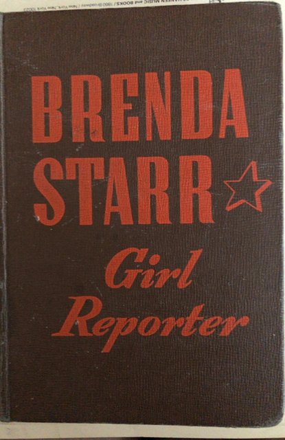 Brenda Starr girl reporter, 1943 1st ED, Whitman, boreholes