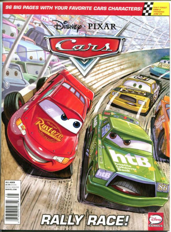 Disney CARS MAGAZINE #1, NM, Rally Race, Pixar, 2011, more Disney in store