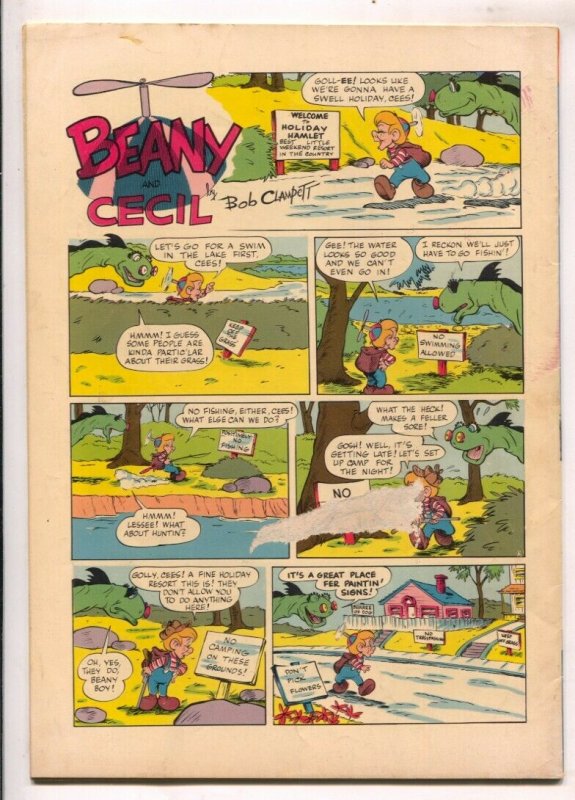 Bob Clampett's Beany and Cecil-Four Color Comics #530-Dell-based on TV series-VG