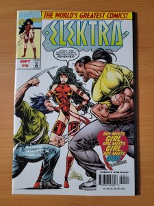 Elektra #10 Direct Market Edition ~ NEAR MINT NM ~ 1997 Marvel Comics