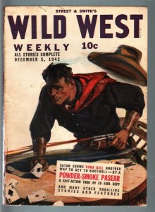 WILD WEST WEEKLY 12/5/1942-WESTERN PULP-YUMA BILL FN