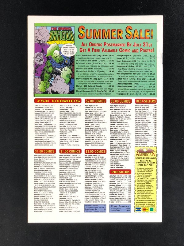 Savage Dragon #1 (1992) NM