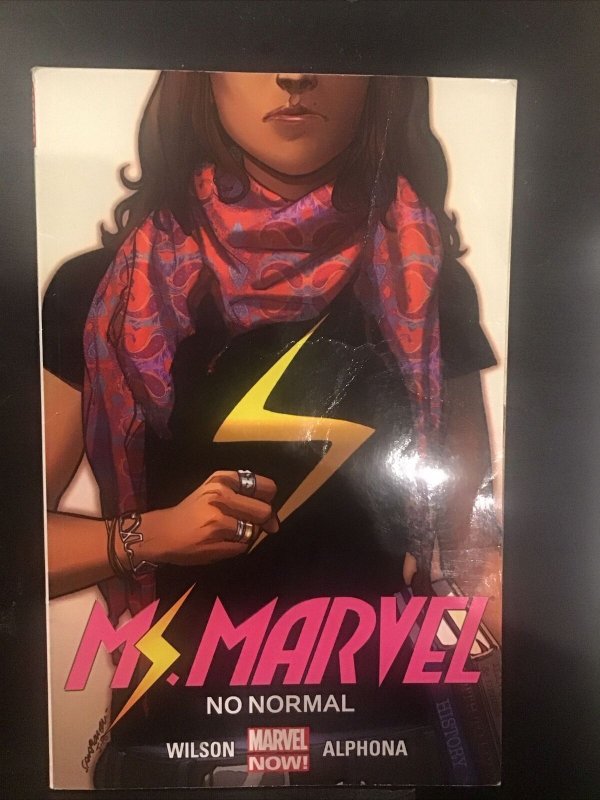 MS. MARVEL Volume 1: NO NORMAL Marvel Comics 2014 TPB Graphic Novel KAMALA KHAN