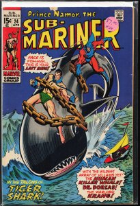 Sub-Mariner #24 (1970) Namor the Sub-Mariner