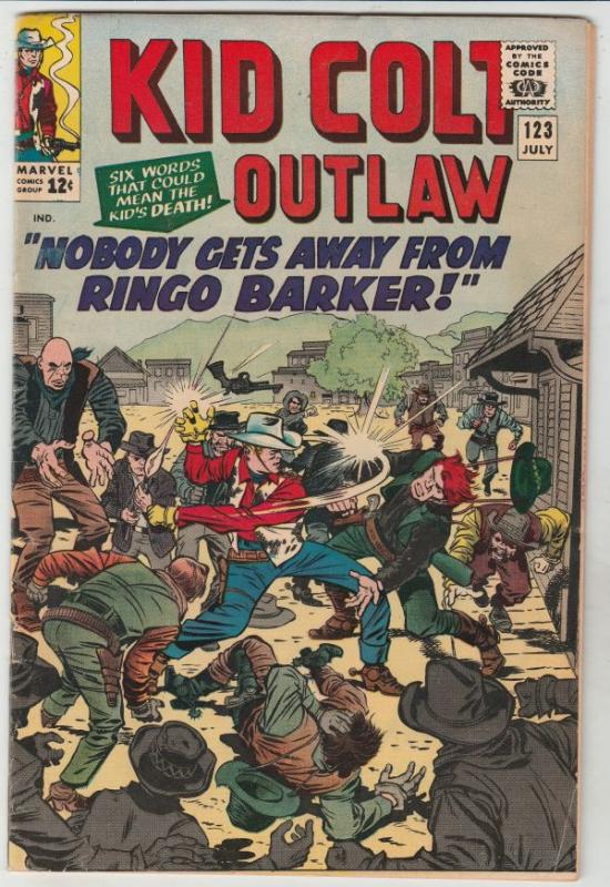 Kid Colt Outlaw #123 (Jul-65) VF/NM High-Grade Kid Colt