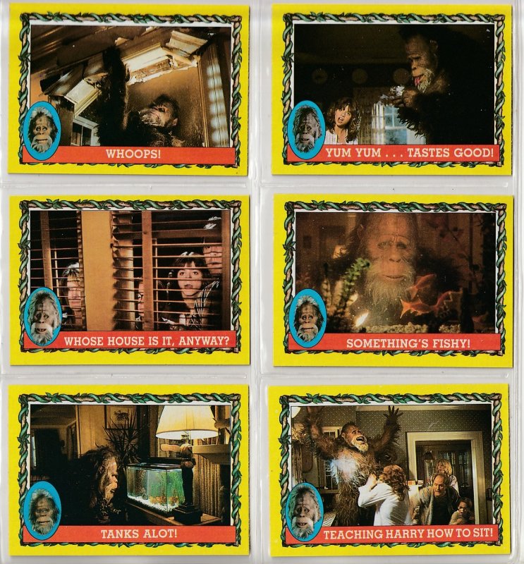 Harry and The Hendersons Trading cards (Topps, 1987)