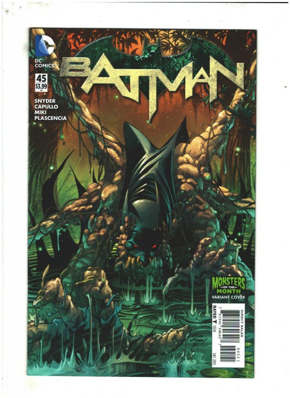 Batman #45 NM- 9.2 DC 2015 New 52 Snyder & Capullo High Grade Monsters Variant 