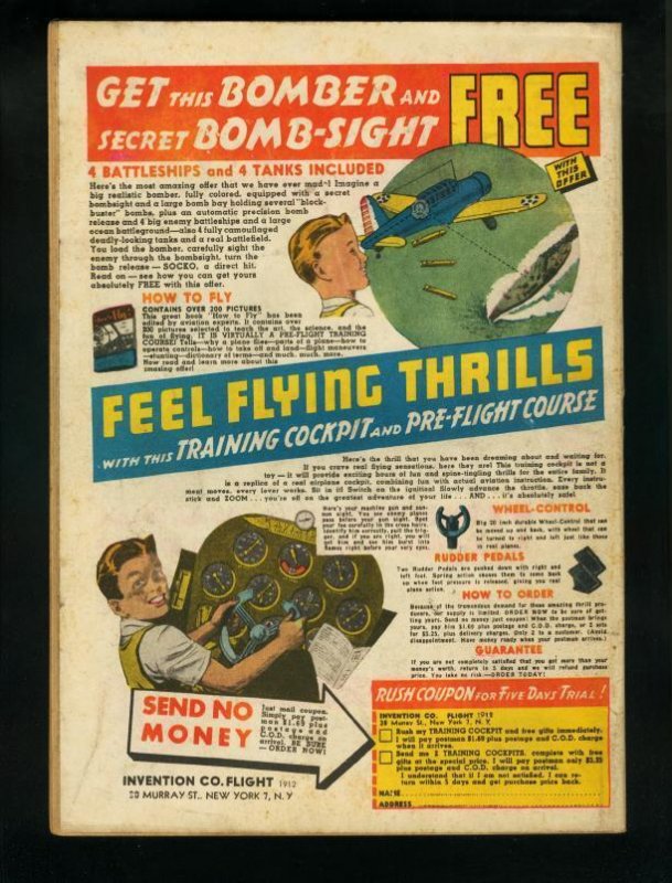 CAPTAIN MARVEL ADVENTURES #30-ROBINSON CRUSOE COVER-'43 FN