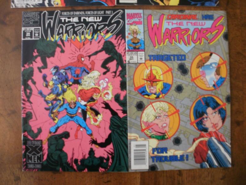 6 MARVEL Comic: THE NEW WARRIORS #30 31 32 33 34 35