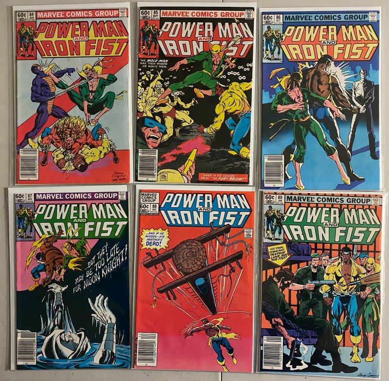Power Man and Iron Fist lot #51-89 Marvel (average 6 FN) 38 diff (1978 to 1983)