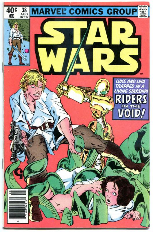 STAR WARS #38, FN+, Luke Skywalker, Darth Vader, 1977,  more SW in store