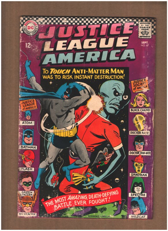 Justice League of America #47 DC Comics 1966 READER COPY ONLY Batman Superman