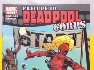 Prelude to Deadpool Corps #1 2010 1st Team Appearance of Deadpool Corps Marvel