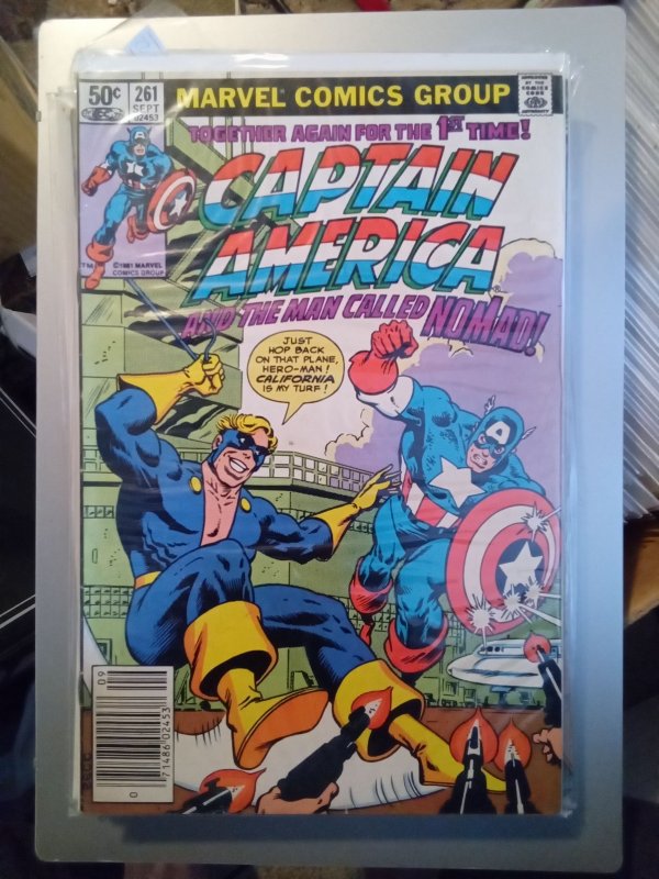 Captain America #261 Newsstand Edition (1981)