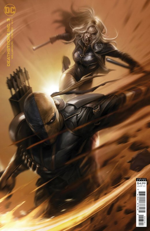 DEATHSTROKE INC #3 CVR B FRANCESCO MATTINA CARD STOCK VARIANT 