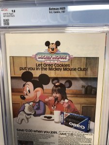 Batman  (1987) # 409 (CGC 9.8 WP) Max Allan * Ross Andru * Hannigan * DC Comics