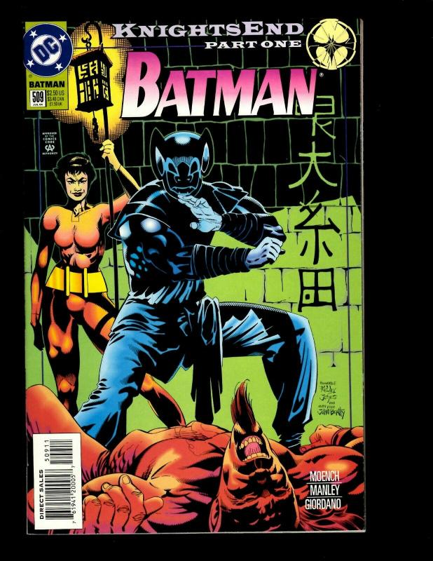 10 Batman DC Comics # 501 502 503 504 505 506 507 508 509 510 Knightfall SM3