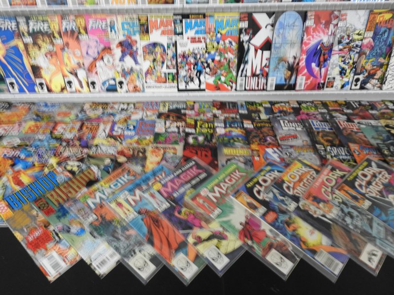 Huge Lot 180+ Comics W/ Fantastic Four, Daredevil, Spidey+ Avg Fine+ Condition!!