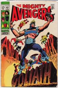 The Avengers #63 (1969) The Avengers [Key Issue]